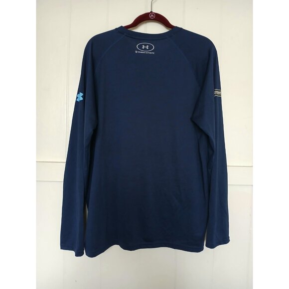 Tennessee Titans Shirt NFL Combine AuthenticbUnder Armour Men's Large Navy LS - Picture 2 of 13